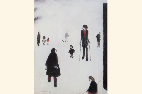 L. S. Lowry: Figures in the Park