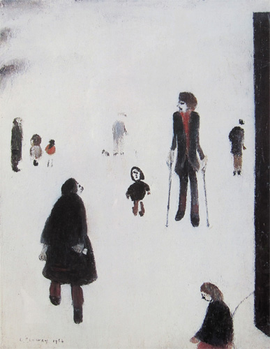 L. S. Lowry: Figures in the Park