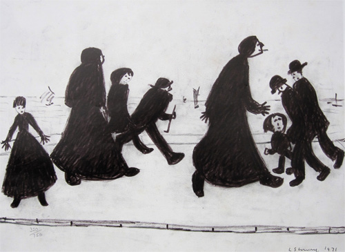 L. S. Lowry: On a Promenade