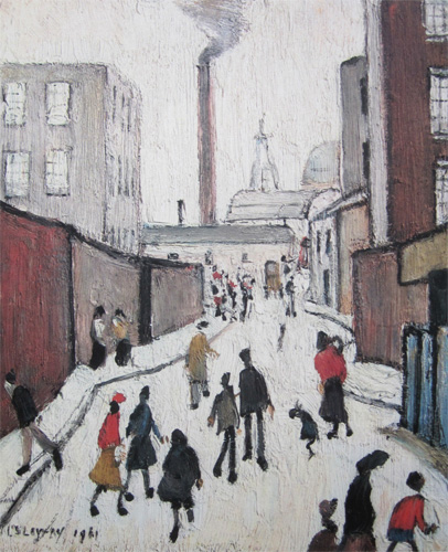 L. S. Lowry: Street Scene