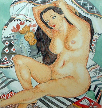 Marie Vorobieff Marevna: Seated Nude